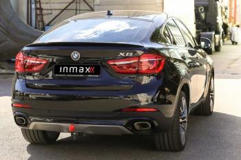 9 499 р. Лип спойлер M-Performance  BMW X6  F16 (2014-2020) (цвет: черный глянец)  с доставкой в г. Набережные‑Челны. Увеличить фотографию 3