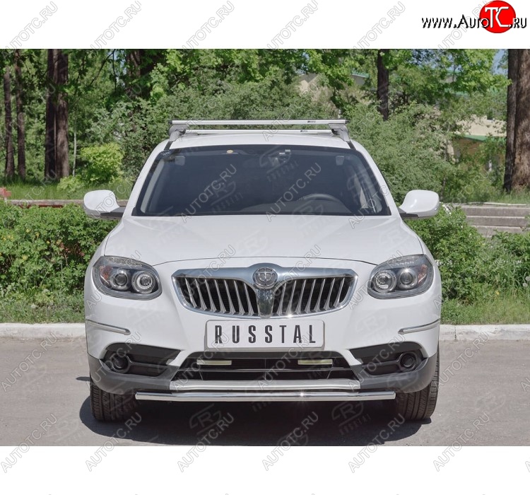 14 499 р. Одинарная защита переднего бампера из трубы d42 мм SLITKOFF  Brilliance V5 (2012-2018)  с доставкой в г. Набережные‑Челны