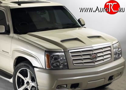 37 849 р. Пластиковый капот Custom Cadillac Escalade GMT820 джип 5 дв. короткая база (2001-2006) (Неокрашенный)  с доставкой в г. Набережные‑Челны