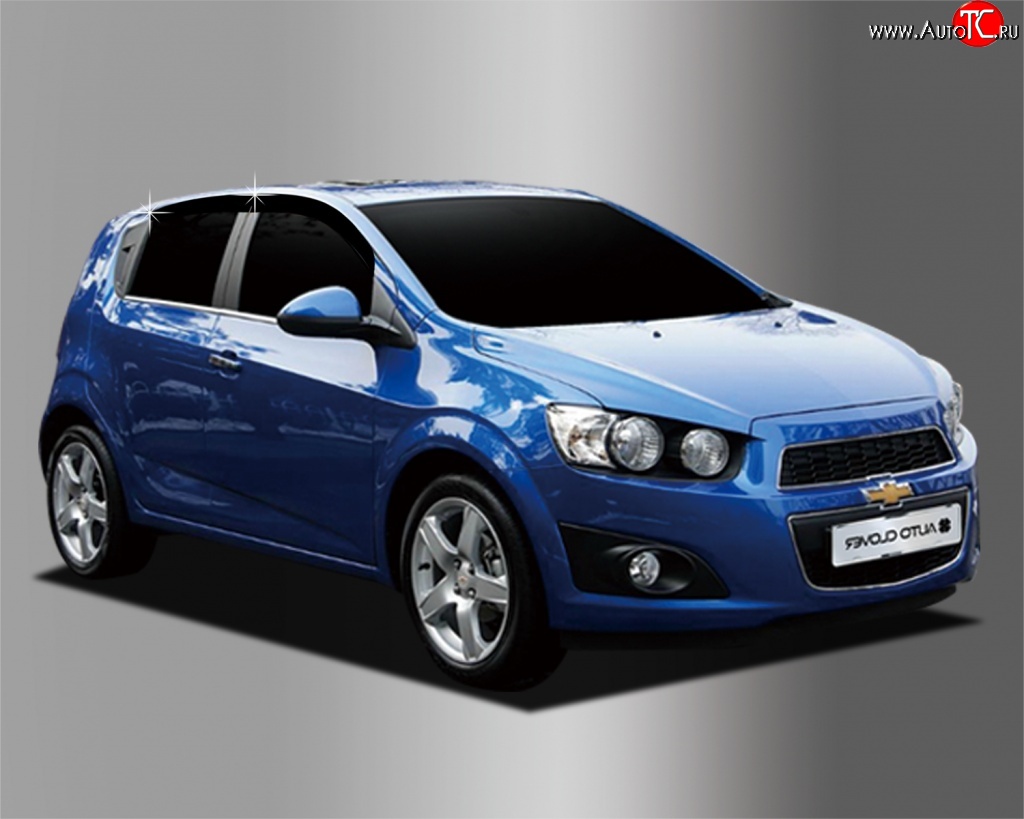 1 099 р. Дефлектора окон Avtoclover Chevrolet Aveo T300 хэтчбек (2011-2015)  с доставкой в г. Набережные‑Челны