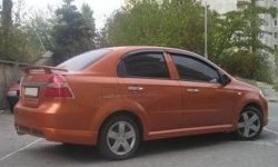 5 099 р. Пороги накладки CT v2 Chevrolet Aveo T250 седан рестайлинг (2006-2011) (Неокрашенные)  с доставкой в г. Набережные‑Челны. Увеличить фотографию 3