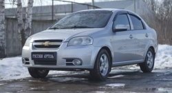 1 039 р. Защитная сетка решетки переднего бампера RA Chevrolet Aveo T250 седан рестайлинг (2006-2011)  с доставкой в г. Набережные‑Челны. Увеличить фотографию 4