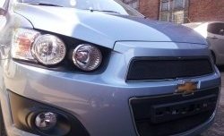 Сетка в решетку радиатора Russtal Chevrolet Aveo T300 хэтчбек (2011-2015)