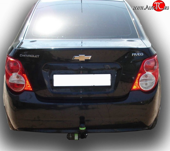 7 349 р. Фаркоп Leader Chevrolet Aveo T300 седан (2011-2015) (Без электропакета)  с доставкой в г. Набережные‑Челны