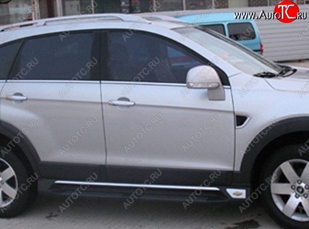 13 999 р. Пороги CT v2 Chevrolet Captiva  дорестайлинг (2006-2011)  с доставкой в г. Набережные‑Челны