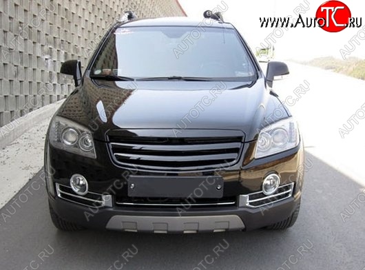 5 999 р. Решётка радиатора CT Chevrolet Captiva  дорестайлинг (2006-2011) (Неокрашенная)  с доставкой в г. Набережные‑Челны