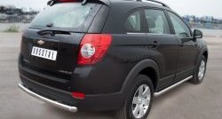 16 999 р. Одинарная защита заднего бампера из трубы диаметром 63 мм SLITKOFF  Chevrolet Captiva (2011-2013) 1-ый рестайлинг  с доставкой в г. Набережные‑Челны. Увеличить фотографию 4