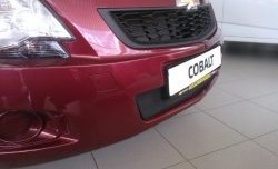 2 089 р. Нижняя сетка на бампер Russtal (черная) Chevrolet Cobalt седан дорестайлинг (2011-2016)  с доставкой в г. Набережные‑Челны. Увеличить фотографию 6