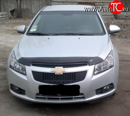 4 599 р. Дефлектор капота NovLine Chevrolet Cruze J305 хэтчбек рестайлинг (2012-2015)  с доставкой в г. Набережные‑Челны