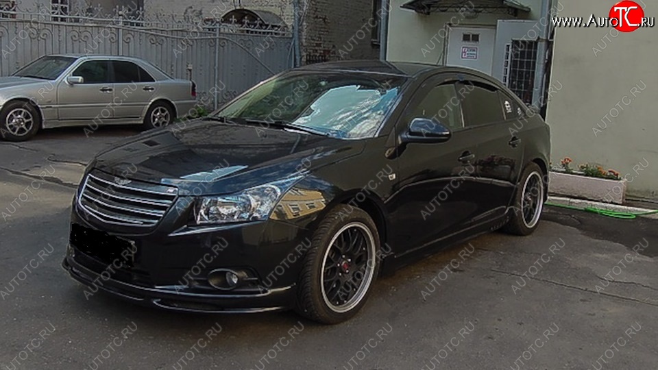 5 499 р. Накладка на передний бампер SPORT CLUB Chevrolet Cruze J300 седан дорестайлинг (2009-2012) (Неокрашенная)  с доставкой в г. Набережные‑Челны