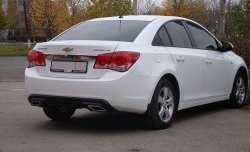 3 899 р. Диффузор заднего бампера Sport  Chevrolet Cruze  J300 (2009-2012) седан дорестайлинг (Текстурный пластик (шагрень))  с доставкой в г. Набережные‑Челны. Увеличить фотографию 2