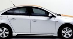 Пороги накладки Extrime Chevrolet Cruze J300 седан рестайлинг (2012-2015)