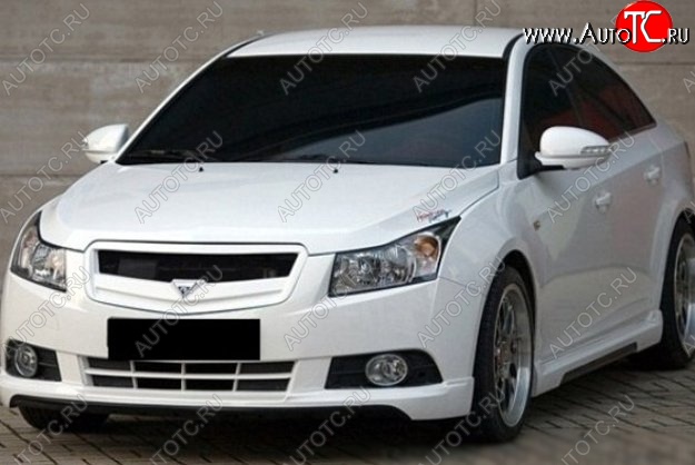 2 999 р. Решётка радиатора Road Runs style Chevrolet Cruze J305 хэтчбек дорестайлинг (2009-2012) (Неокрашенная)  с доставкой в г. Набережные‑Челны