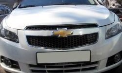 999 р. Реснички на фары RS-style Chevrolet Cruze J300 седан рестайлинг (2012-2015) (Неокрашенные)  с доставкой в г. Набережные‑Челны. Увеличить фотографию 2