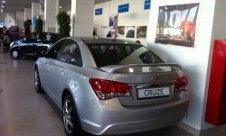 6 849 р. Спойлер LitCompany Chevrolet Cruze J300 седан дорестайлинг (2009-2012) (Неокрашенный)  с доставкой в г. Набережные‑Челны. Увеличить фотографию 5