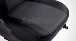 6 249 р. Чехлы для сидений SeiNtex (экокожа)  Chevrolet Cruze ( J300,  J305) (2009-2015) седан дорестайлинг, хэтчбек дорестайлинг, седан рестайлинг, хэтчбек рестайлинг (Серый цвет)  с доставкой в г. Набережные‑Челны. Увеличить фотографию 5