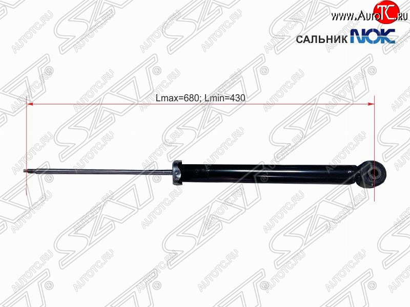 2 299 р. Амортизатор задний SAT (LH=RH) Chevrolet Cruze J305 хэтчбек дорестайлинг (2009-2012)  с доставкой в г. Набережные‑Челны