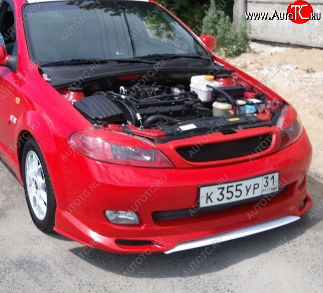 1 249 р. Нижняя планка для накладки переднего бампера CT 1 Chevrolet Lacetti хэтчбек (2002-2013) (Неокрашенная)  с доставкой в г. Набережные‑Челны