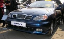 Накладка на передний бампер CT Daewoo Lanos T100 хэтчбэк 5 дв. дорестайлинг (1997-2002)