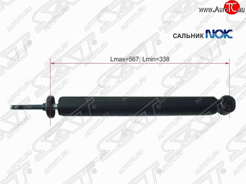 1 789 р. Амортизатор задний SAT (LH=RH) Daewoo Nexia рестайлинг (2008-2015)  с доставкой в г. Набережные‑Челны