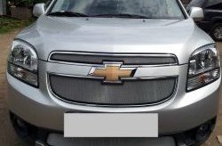 1 539 р. Сетка в решетку радиатора (нижняя) Russtal  Chevrolet Orlando (2011-2018) (хром)  с доставкой в г. Набережные‑Челны. Увеличить фотографию 5