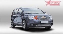 Декоративные элементы решетки радиатора Souz-96 (d10) Chevrolet Orlando (2011-2018)