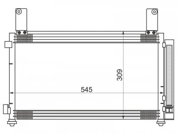 Радиатор кондиционера SAT Ravon R2 (2016-2024)