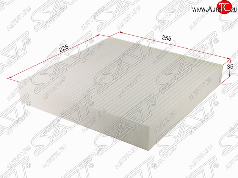 246 р. Фильтр салонный SAT (255х225х35 mm)  CITROEN Berlingo  M59 (2002-2012), CITROEN Xsara ( N0,  N1) (1997-2005), Peugeot Partner  M49/M59 (1997-2008)  с доставкой в г. Набережные‑Челны