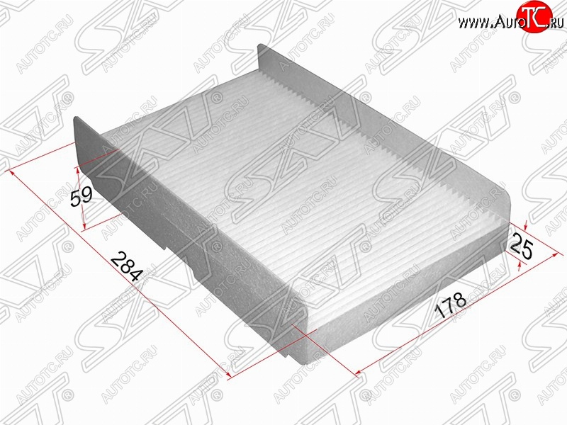359 р. Фильтр салонный SAT (284х178х59/25 mm)  CITROEN C2, C3 (FC/FN), C3 Picasso (дорестайлинг,  рестайлинг), C4 (B7), DS4 (PF1), Peugeot 1007, 307 (хэтчбэк 3 дв.,  универсал,  хэтчбэк 5 дв.), 308 (T7), 4008, RCZ (дорестайлинг,  рестайлинг)  с доставкой в г. Набережные‑Челны