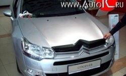 4 599 р. Дефлектор капота NovLine CITROEN C5 RD дорестайлинг, седан (2008-2017)  с доставкой в г. Набережные‑Челны. Увеличить фотографию 1