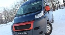 739 р. Реснички на фары RA CITROEN Jumper 250 (2006-2014) (Глянец под окраску, Неокрашенные)  с доставкой в г. Набережные‑Челны. Увеличить фотографию 3