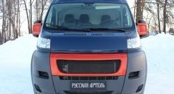 739 р. Реснички на фары RA CITROEN Jumper 250 (2006-2014) (Глянец под окраску, Неокрашенные)  с доставкой в г. Набережные‑Челны. Увеличить фотографию 2