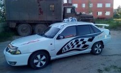 3 169 р. Высокий универсальный спойлер Кураж Chevrolet Cruze J300 седан рестайлинг (2012-2015) (Без места под стоп сигнал, Неокрашенный)  с доставкой в г. Набережные‑Челны. Увеличить фотографию 5