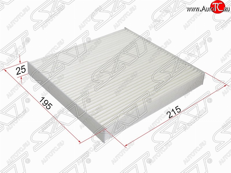 299 р. Фильтр салонный SAT (215х195х25 mm)  Dodge Caliber, Jeep Caliber, Mazda 2/Demio (DY), 6 (GG,  GG, GY,  GH), Atenza (GG), CX-7 (ER)  с доставкой в г. Набережные‑Челны