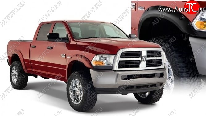 23 749 р. Накладки на колёсные арки BUSHWACKER DESIGN Dodge Ram DJ, DS (2008-2012) (Неокрашенные)  с доставкой в г. Набережные‑Челны