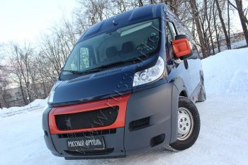 869 р. Реснички на фары (глянец) RA  Fiat Ducato  250 (2006-2014) (Неокрашенные)  с доставкой в г. Набережные‑Челны. Увеличить фотографию 3