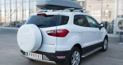 15 649 р. Защита заднего бампера (Ø75x42 мм, нержавейка) Russtal Ford EcoSport дорестайлинг (2013-2019)  с доставкой в г. Набережные‑Челны. Увеличить фотографию 4