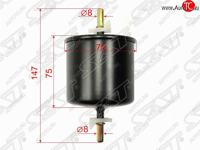 369 р. Топливный фильтр SAT  Ford Escape  1 (2000-2007), Ford Maverick  TM1 (2000-2007), Mazda Tribute (2000-2007)  с доставкой в г. Набережные‑Челны