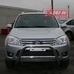 18 269 р. Защита переднего бампера Souz-96 (d76) Ford Escape 2 (2008-2012)  с доставкой в г. Набережные‑Челны. Увеличить фотографию 2