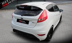 Накладка на задний бампер Maxton Ford Fiesta 6 хэтчбэк 3 дв. дорестайлинг (2008-2013)