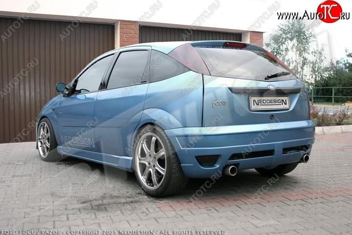 28 999 р. Задний бампер ST1 Ford Focus 1 хэтчбэк 3 дв. дорестайлинг (1998-2002)  с доставкой в г. Набережные‑Челны