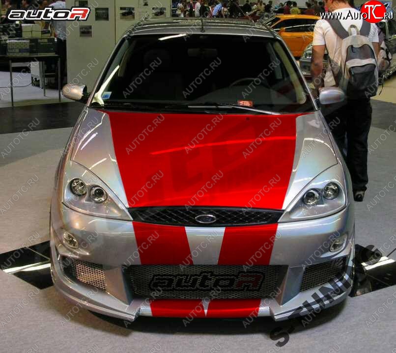 28 999 р. Передний бампер Auto-R Ford Focus 1 хэтчбэк 3 дв. дорестайлинг (1998-2002)  с доставкой в г. Набережные‑Челны