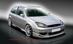 Передний бампер EVO Ford Focus 1 хэтчбэк 3 дв. дорестайлинг (1998-2002)