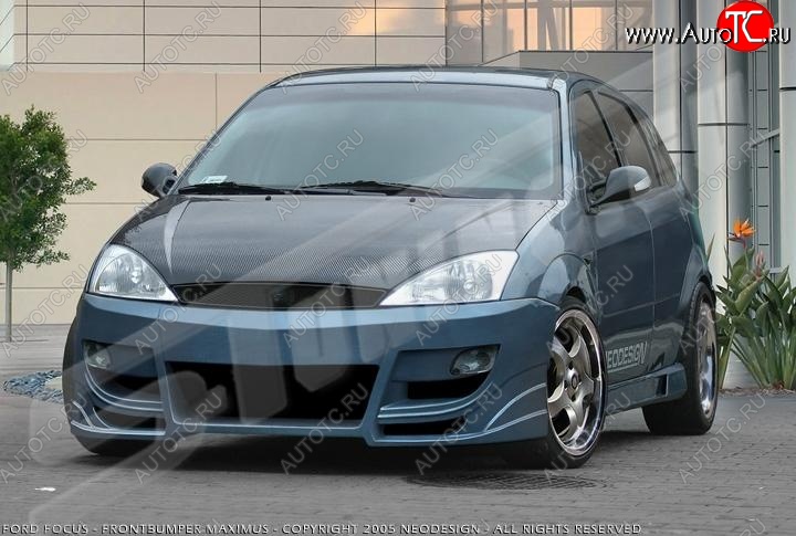 28 999 р. Передний бампер EVO 2 Ford Focus 1 хэтчбэк 3 дв. дорестайлинг (1998-2002)  с доставкой в г. Набережные‑Челны