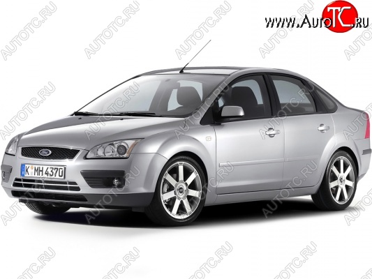 3 199 р. Бампер передний Стандартный Ford Focus 2 универсал дорестайлинг (2004-2008) (Неокрашенный)  с доставкой в г. Набережные‑Челны