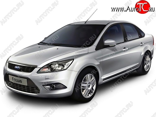 3 659 р. Бампер передний Ford Focus 2 седан рестайлинг (2007-2011) (Окрашенный)  с доставкой в г. Набережные‑Челны