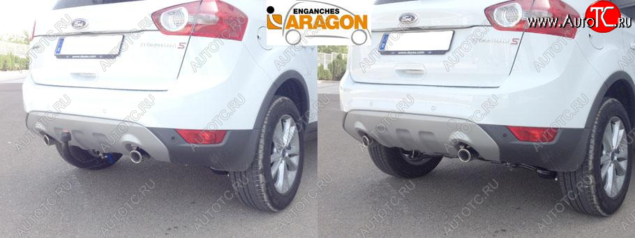 22 699 р. Фаркоп Aragon.(шар V) Ford Kuga 2 дорестайлинг (2013-2016)  с доставкой в г. Набережные‑Челны