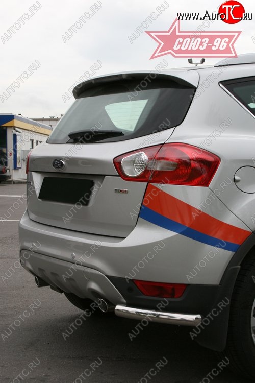 7 649 р. ЗЗащита заднего бампера Souz-96 (d60 mm) Ford Kuga 1 (2008-2013)  с доставкой в г. Набережные‑Челны