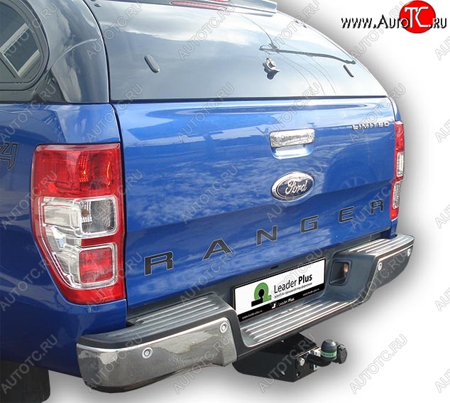 10 299 р. Фаркоп (Limited, Wildtrak) Лидер Плюс. Ford Ranger RapCab рестайлинг (2015-2021) (Без электропакета)  с доставкой в г. Набережные‑Челны