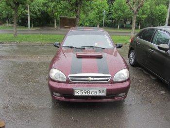 479 р. Воздухозаборник Снайпер на капот Toyota Vios хэтчбек (2005-2007) (Неокрашенный)  с доставкой в г. Набережные‑Челны. Увеличить фотографию 3